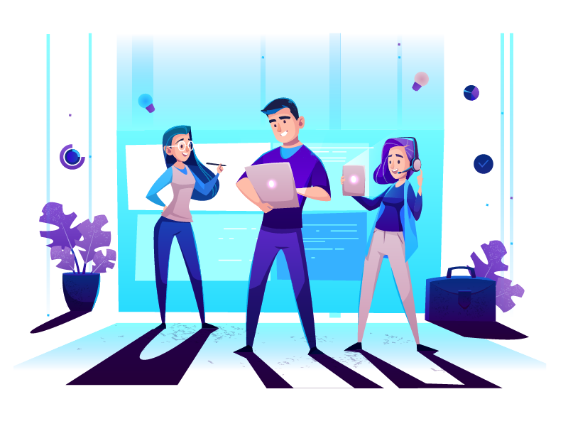 https://www.freepik.com/free-vector/teamwork-characters-operator-crew-front-screen-presentations_4997765.htm#page=3&position=2&from_view=collections